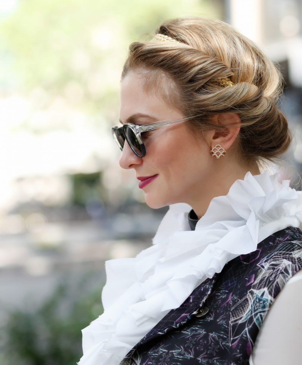 how to style statement vest, tel aviv couture