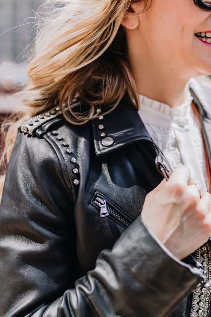 DETAILED LEATHER JACKET