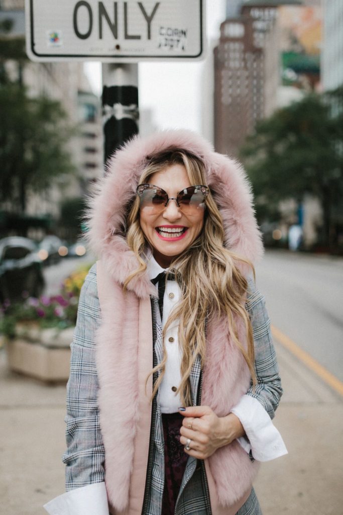 statement FUR vest