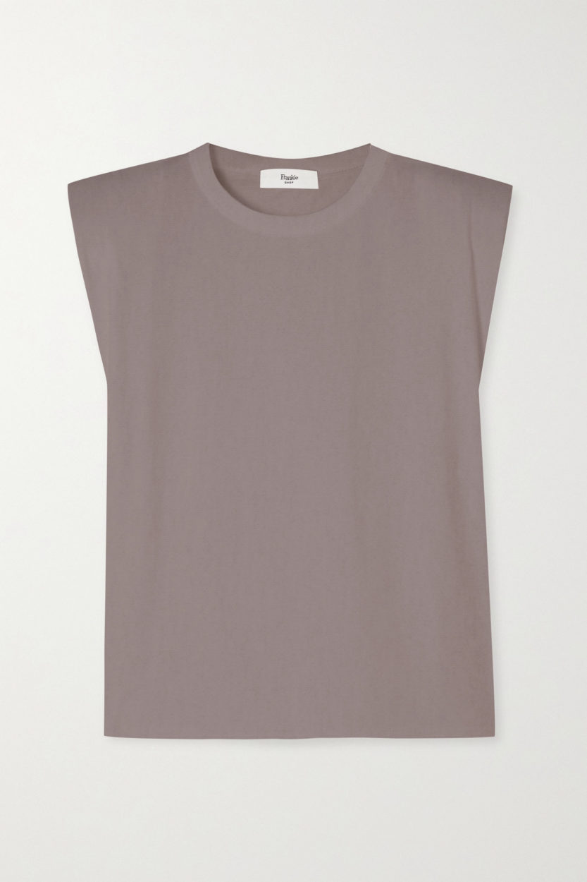 shoulder-pad tee