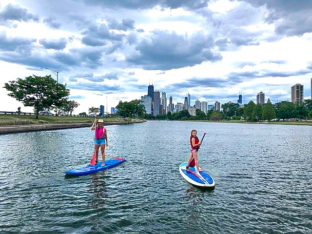 new hobbies paddle boarding in chicago