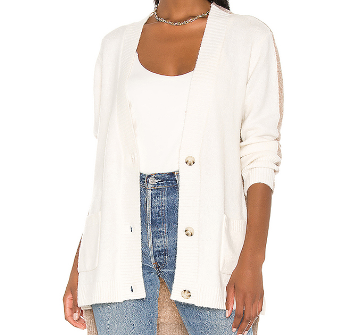 fall color trends ivory cardigan