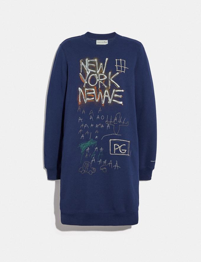 coach basquiat sweatshirt dress