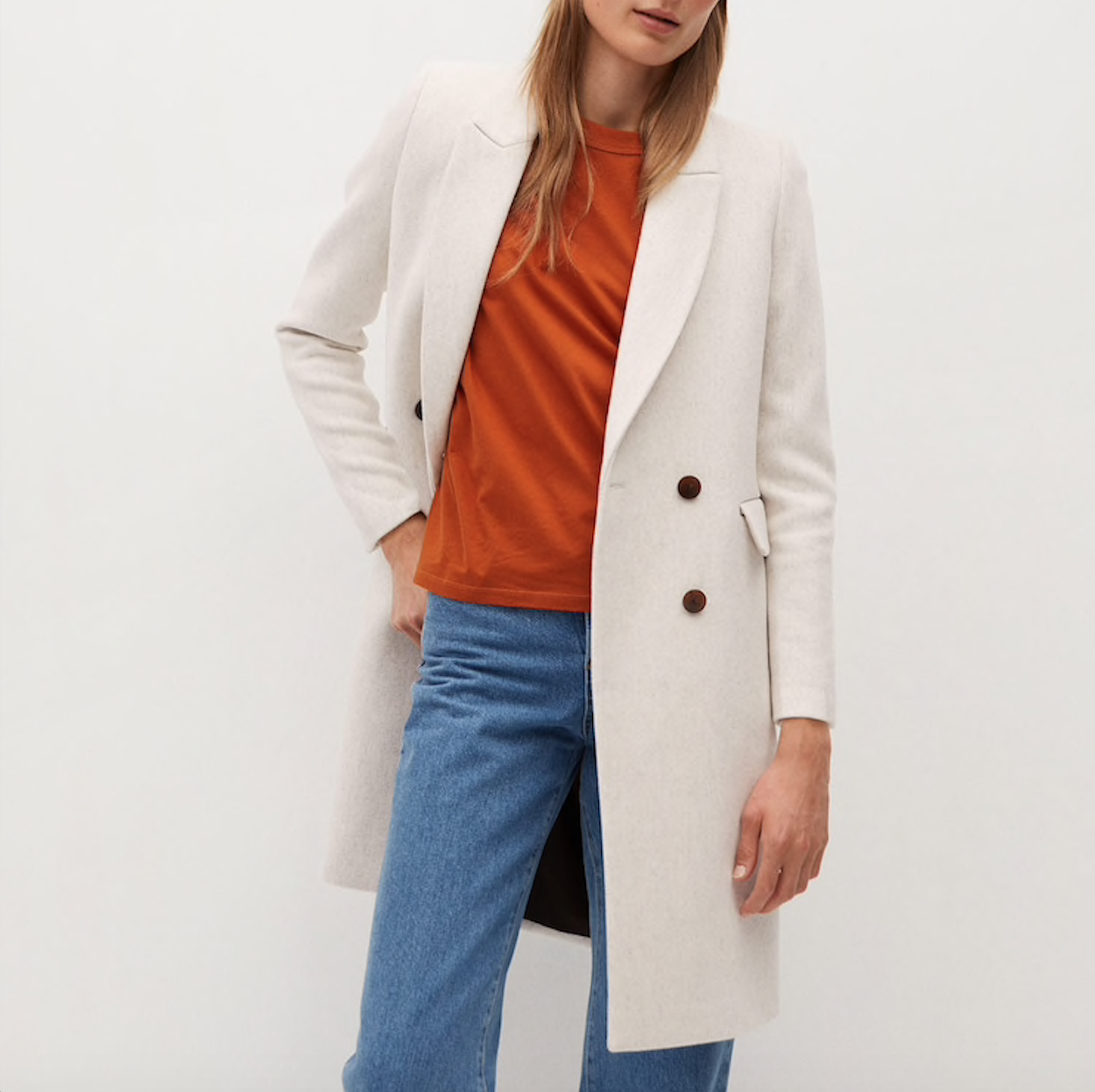 fall color trends ivory coat