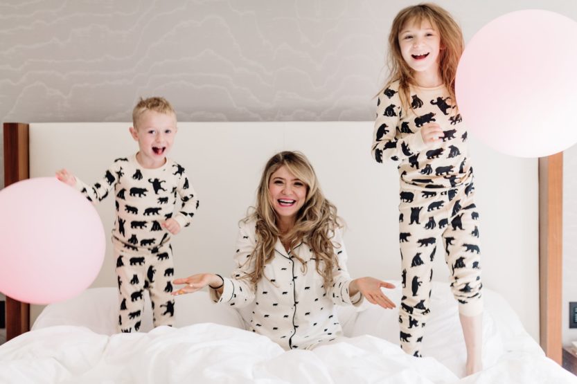 cutest matching family PJs
