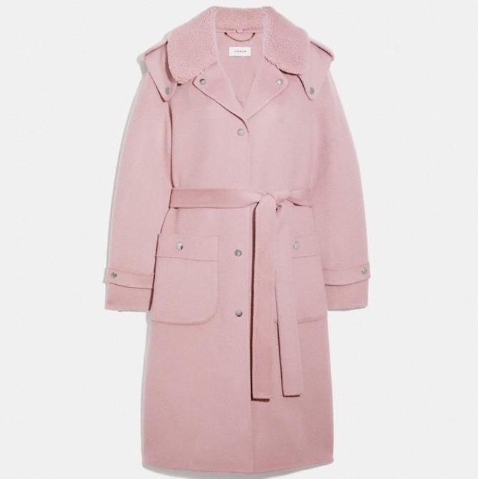 pink fall jacket
