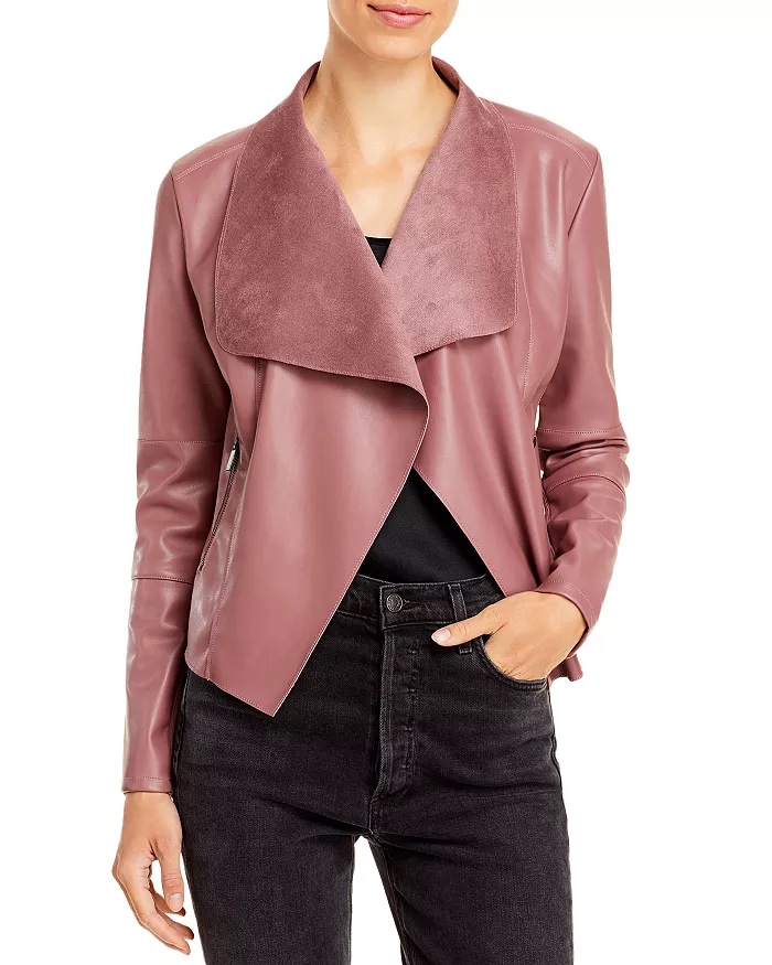 faux leather jacket